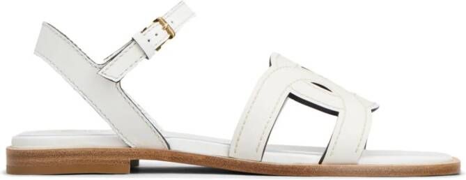 Tod's Kate leather sandals White