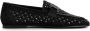 Tod's Kate rhinestone-embellished suede loafers Black - Thumbnail 1
