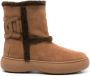 Tod's Kate shearling suede boots Brown - Thumbnail 1