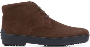 Tod's lace-up ankle boots Brown