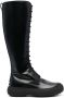 Tod's lace-up knee-length boots Black - Thumbnail 1