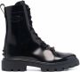 Tod's lace-up leather ankle boots Black - Thumbnail 1