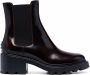 Tod's leather block-heel Chelsea boots Red - Thumbnail 1