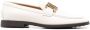 Tod's leather chain-link detail loafers White - Thumbnail 1