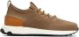 Tod's logo-appliqué knitted sneakers Brown - Thumbnail 1