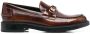 Tod's logo chain-embellished loafers Brown - Thumbnail 1