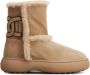 Tod's logo-patch suede boots Neutrals - Thumbnail 1