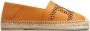 Tod's logo-perforated leather espadrilles Neutrals - Thumbnail 1
