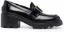 Tod's logo-plaque 60mm loafers Black - Thumbnail 1