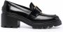 Tod's logo-plaque 60mm loafers Black - Thumbnail 1