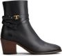 Tod's logo-plaque leather boots Black - Thumbnail 1