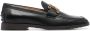 Tod's logo plaque leather loafers Black - Thumbnail 1