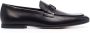 Tod's logo-plaque leather loafers Black - Thumbnail 1