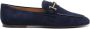 Tod's logo-plaque leather loafers Blue - Thumbnail 1