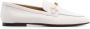 Tod's logo-plaque leather loafers White - Thumbnail 1