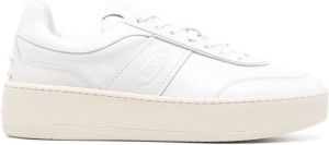 Tod's logo-print lace-up sneakers White