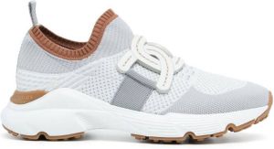 Tod's mesh panelled slip-on sneakers White