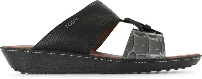 Tod's open-toe sandals Grey