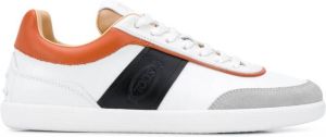 Tod's panelled-design low-top sneakers White