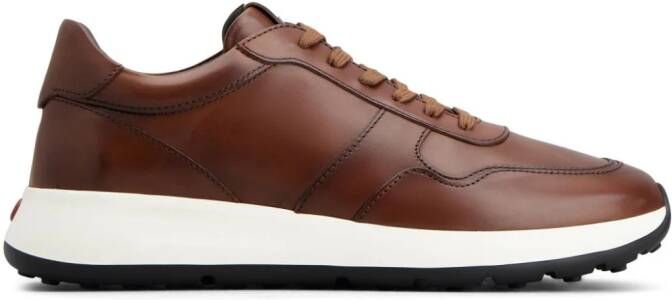 Tod's panelled leather sneakers Brown