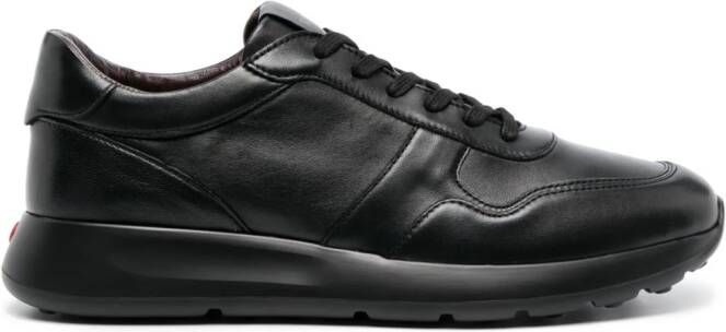 Tod's panelled logo-tongue sneakers Black