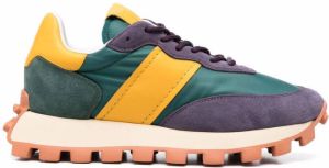 Tod's panelled low-top sneakers Green