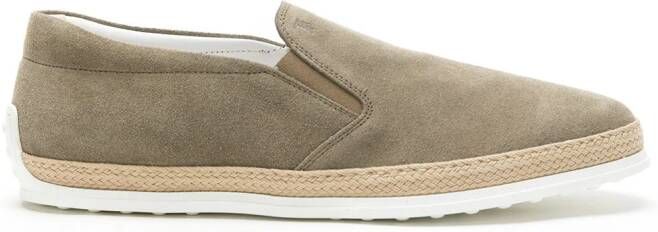 Tod's panelled slip-on sneakers Neutrals