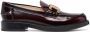 Tod's patent leather logo-plaque loafers Red - Thumbnail 1