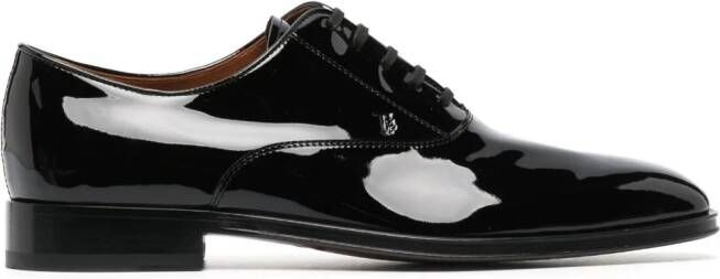Tod's patent-leather oxford shoes Black