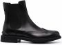 Tod's perforated leather ankle boots Black - Thumbnail 1