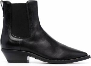 Tod's pointed-toe Chelsea ankle boots Black
