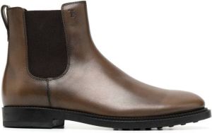 Tod's round toe chelsea boots Brown