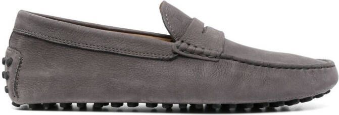 Tod's round-toe slip-on loafers Grey