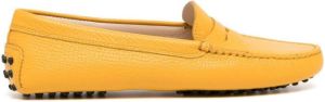 Tod's slip-on style loafers Orange