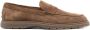 Tod's Slipper penny-slot suede loafers Brown - Thumbnail 1