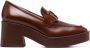 Tod's square-toe leather loafers Brown - Thumbnail 1