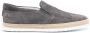 Tod's suede slip-on loafers Grey - Thumbnail 1