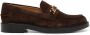 Tod's T-chain leather loafers Brown - Thumbnail 1