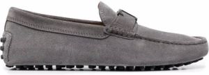 Tod's T-embellished loafers Grey