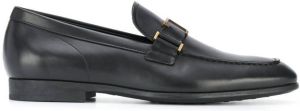 Tod's T monogram loafers Black
