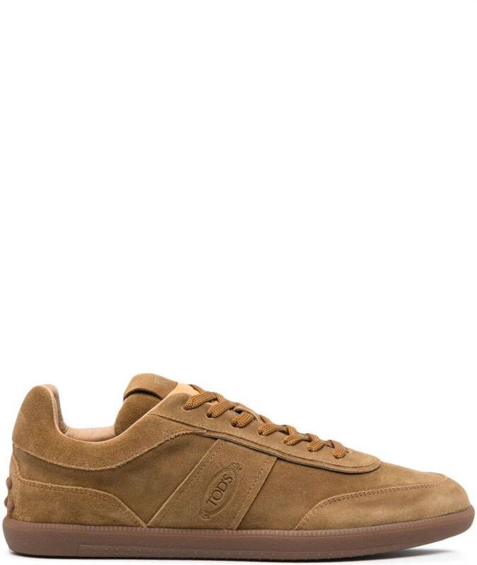 Tod's Tab suede sneakers Brown