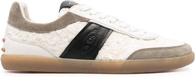 Tod's Tabs panelled low-top sneakers White