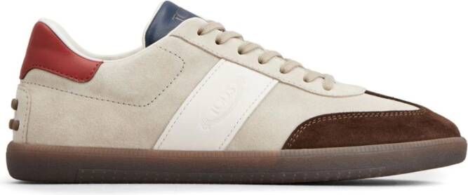 Tod's Tabs suede sneakers Neutrals