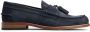Tod's tassel-detail suede loafers Blue - Thumbnail 1