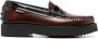 Tod's two-tone leather loafers Brown - Thumbnail 1