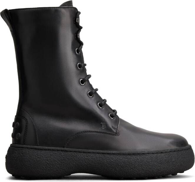 Tod's W. G. lace-up boots Black
