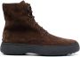 Tod's W. G. logo-patch boots Brown - Thumbnail 1