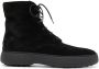 Tod's W.G. lace-up suede boots Black - Thumbnail 1
