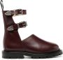 Toga Pulla buckle leather ankle boots Brown - Thumbnail 1
