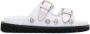 Toga Pulla double-buckle slip-on sandals White - Thumbnail 1
